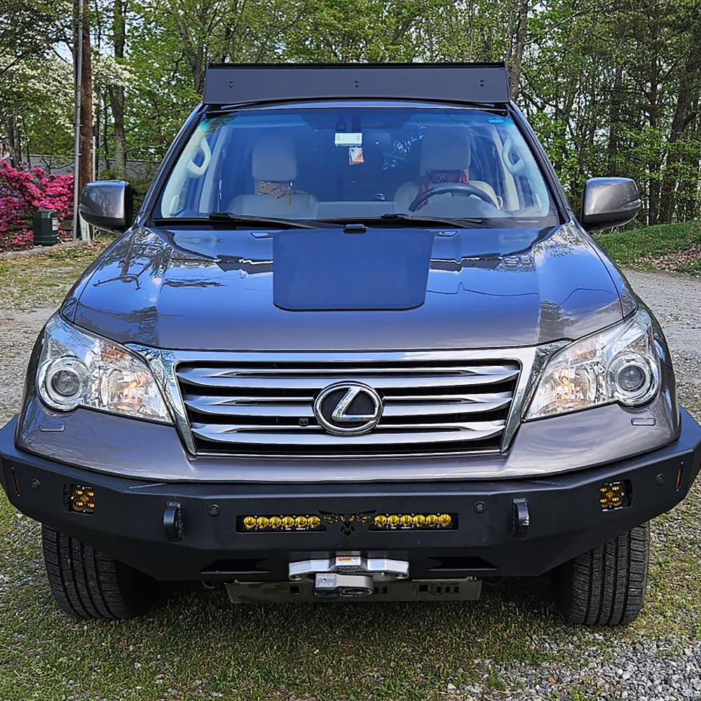 The cascadia 4x4 vss system hood solar module for the lexus GX 460. Power your solar generator